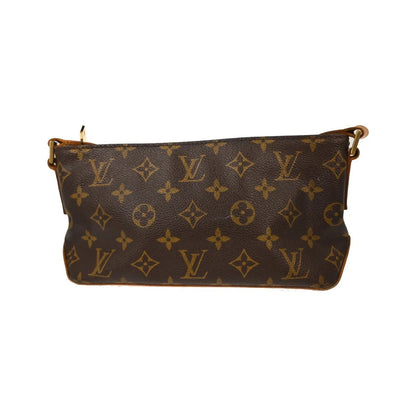 Louis Vuitton Trotteur Monogram Canvas, Brown, Canvas, Shoulder Bag