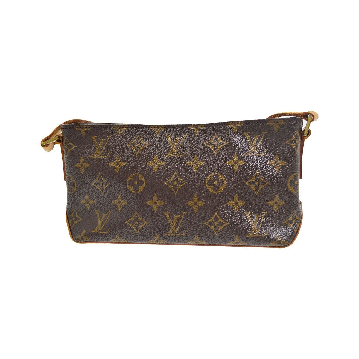 Louis Vuitton Trotteur Monogram Canvas, Brown, Canvas, Shoulder Bag