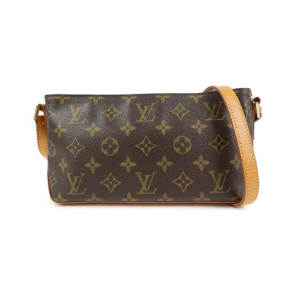 Louis Vuitton Trotteur Monogram Canvas, Brown, Canvas, Handbag
