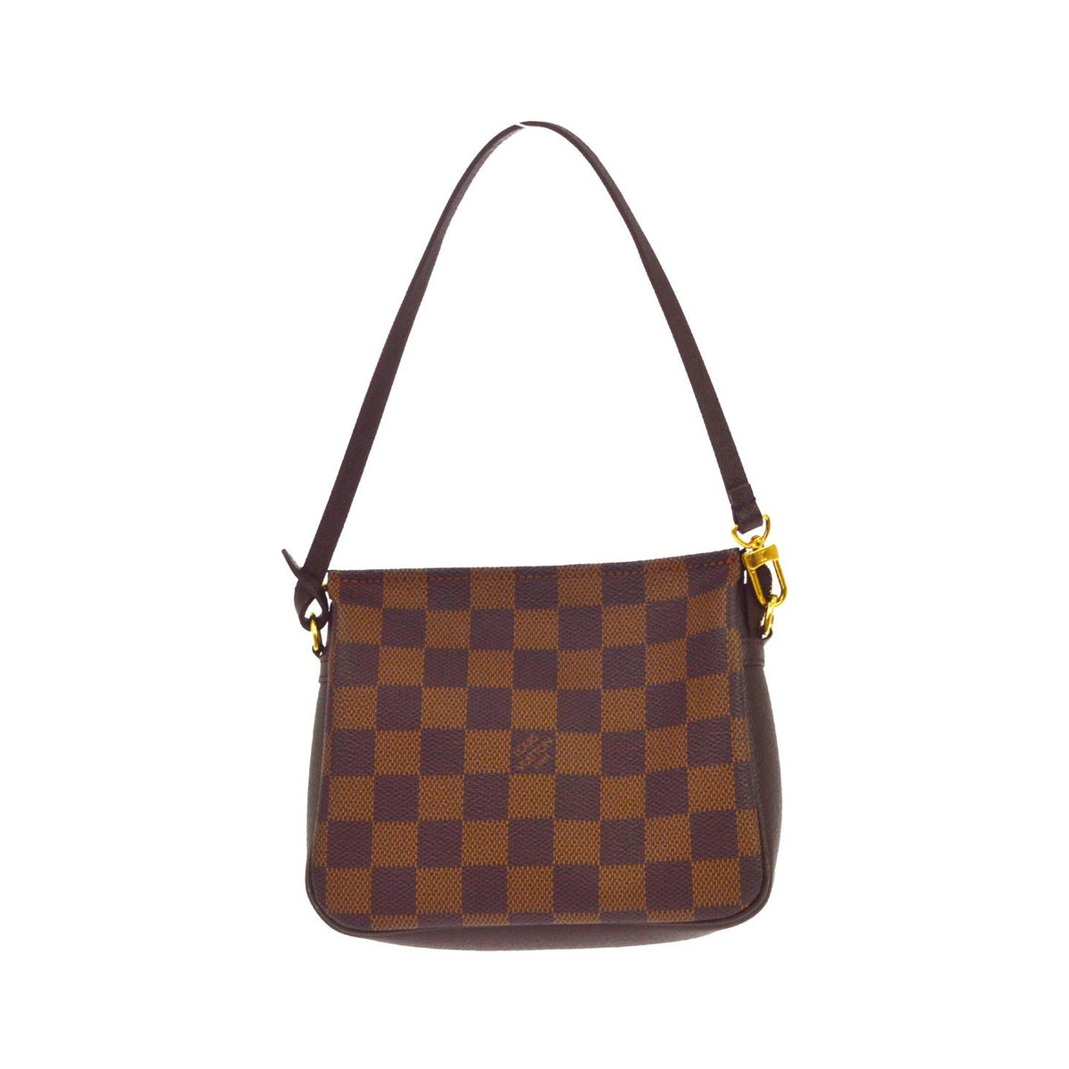 Louis Vuitton Trousse Make Up Damier, Brown, Canvas, Clutch