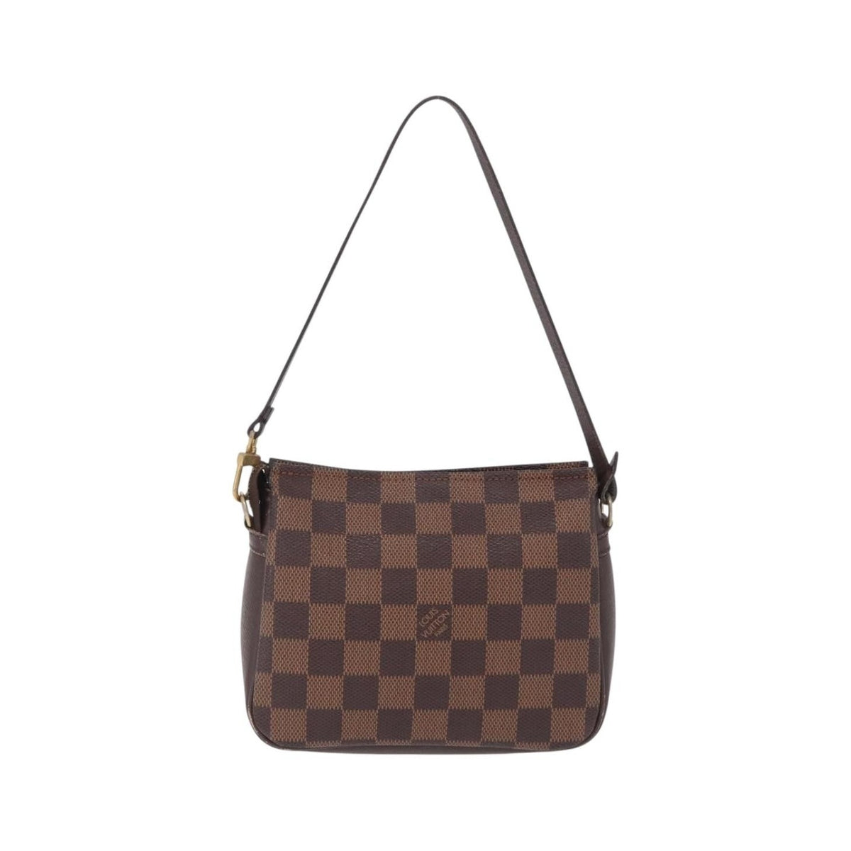 Louis Vuitton Trousse Make Up Damier, Brown, Canvas, Clutch