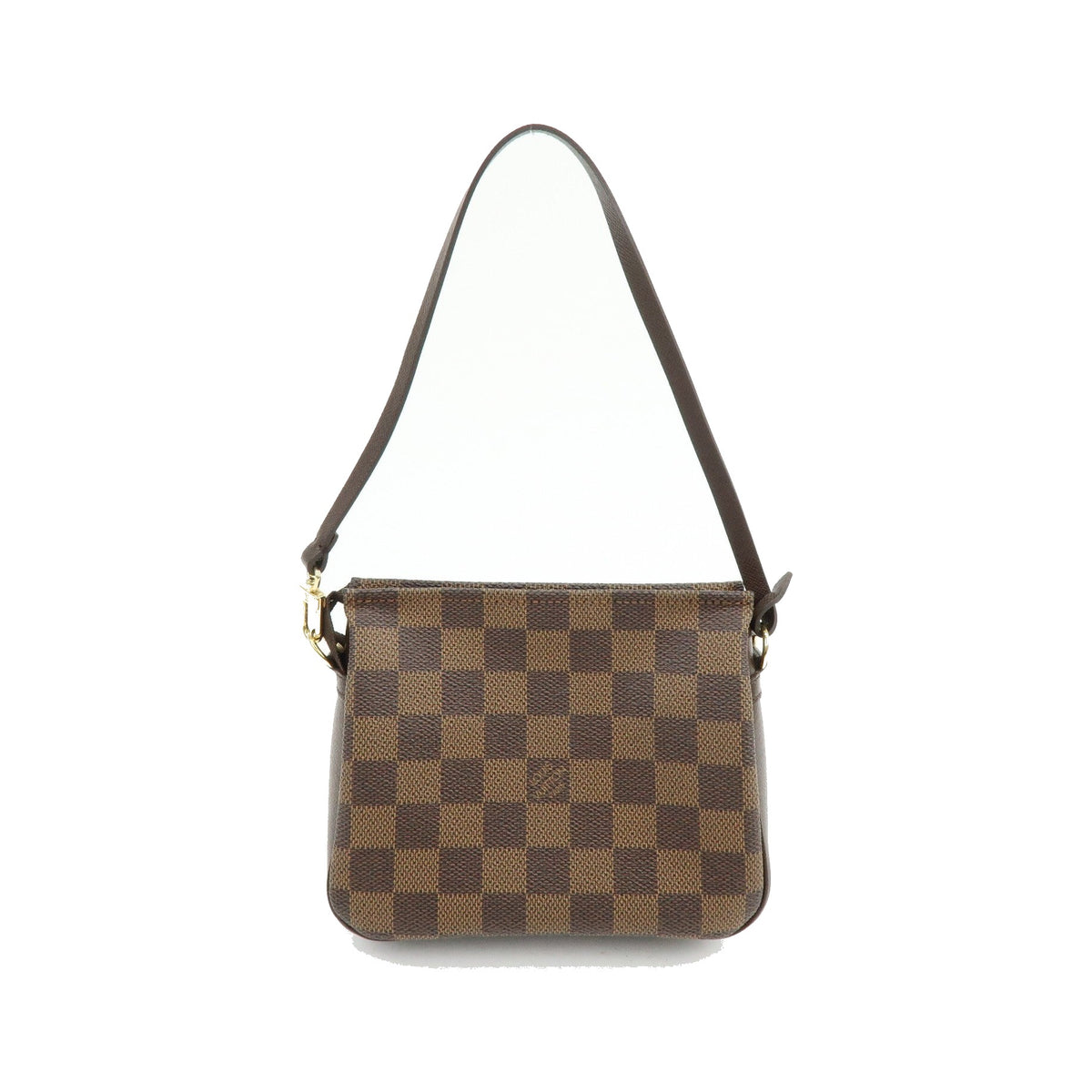 Louis Vuitton Trousse Make Up Damier, Brown, Canvas, Clutch