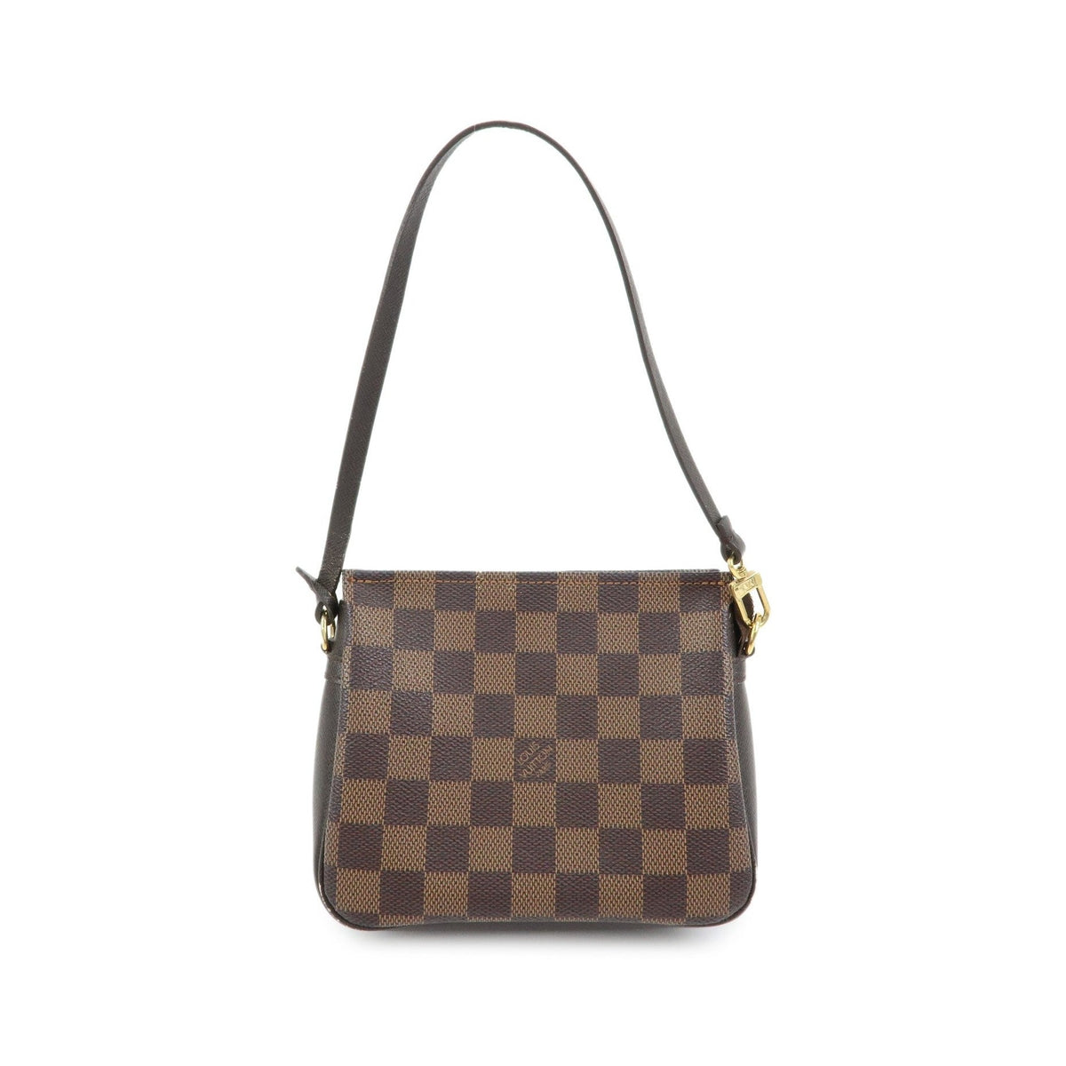 Louis Vuitton Trousse Make Up Damier, Brown, Canvas, Clutch