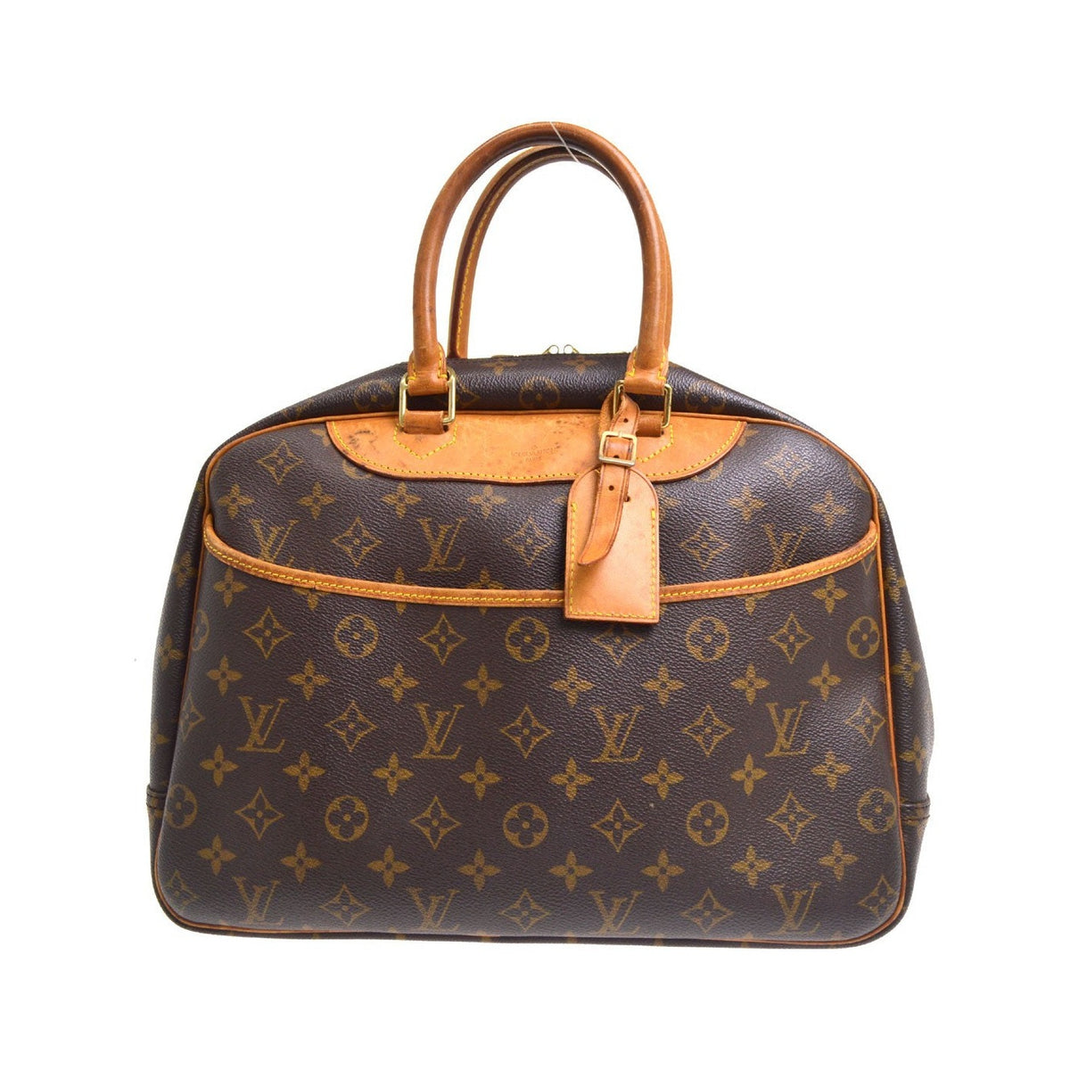 Louis Vuitton Trouville Monogram Canvas, Brown, Canvas, Handbag