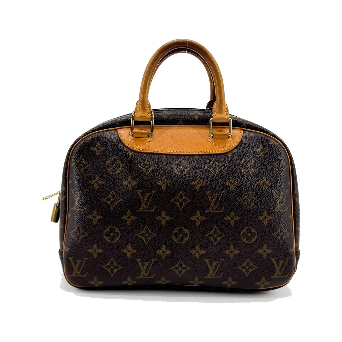 Louis Vuitton Trouville Monogram Canvas, Brown, Canvas, Handbag