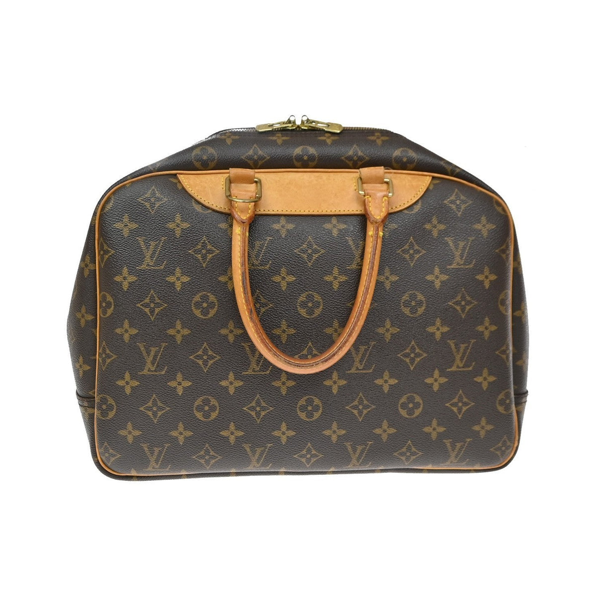 Louis Vuitton Trouville Monogram Canvas, Brown, Canvas, Handbag