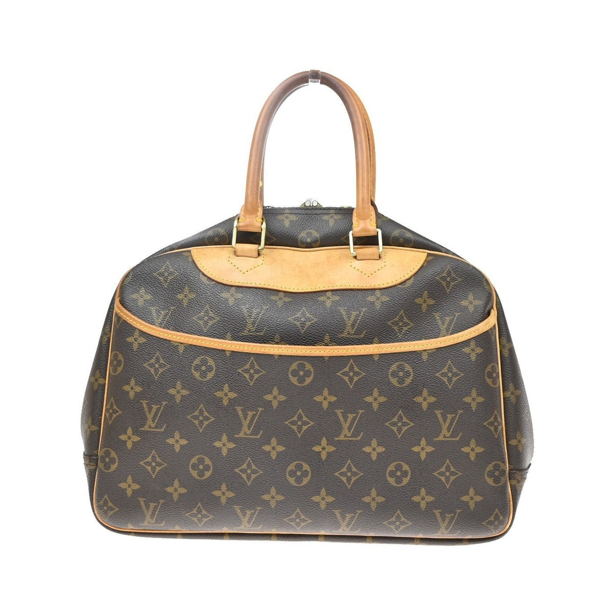 Louis Vuitton Trouville Monogram Canvas, Brown, Canvas, Handbag