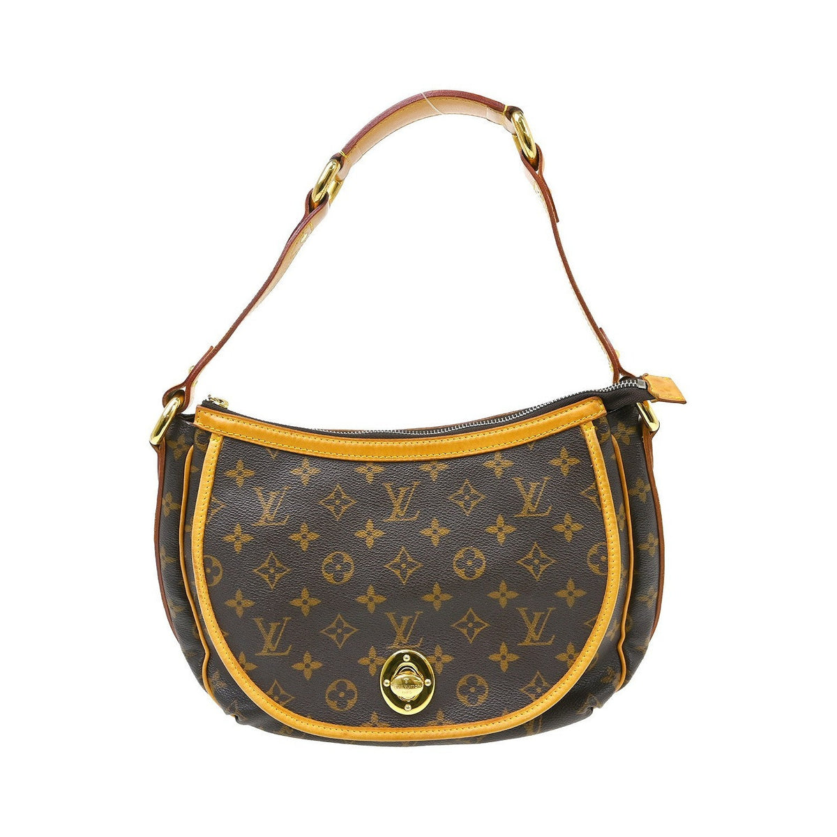 Louis Vuitton Tulum Monogram Canvas, Brown, Canvas, Shoulder Bag