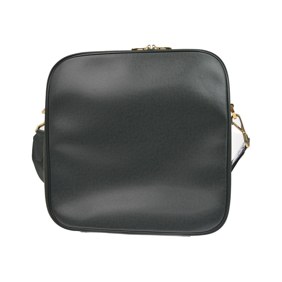 Louis Vuitton Tura Messenger Taiga Leather, Green, Leather, Handbag