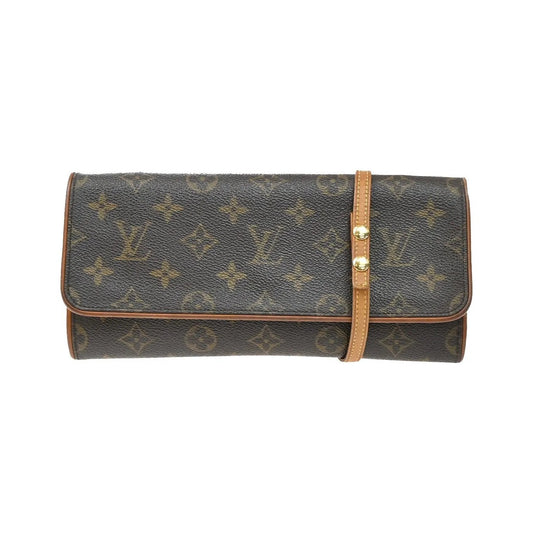 Louis Vuitton Twin Monogram, Brown, Canvas, Clutch