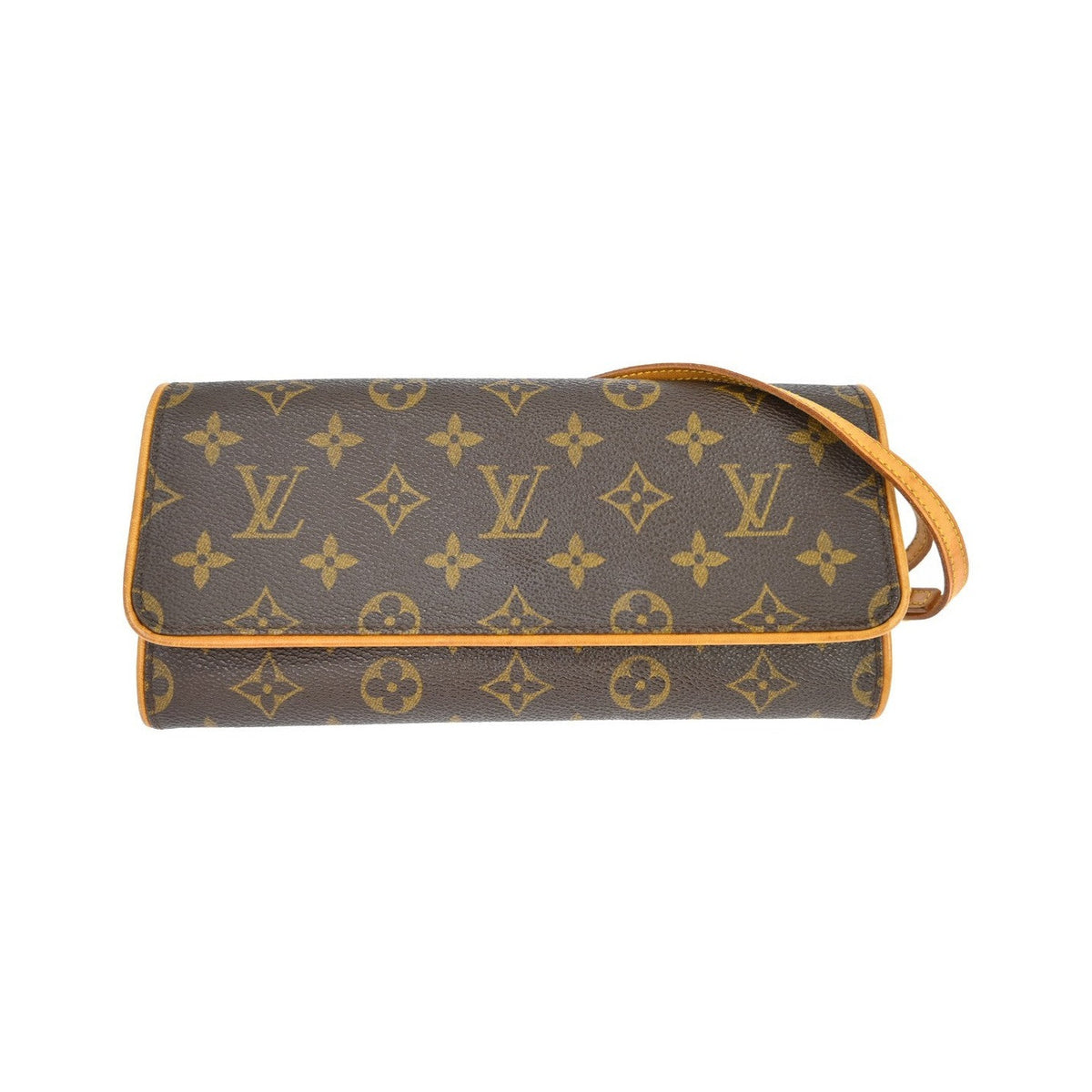 Louis Vuitton Twin Monogram, Brown, Canvas, Clutch