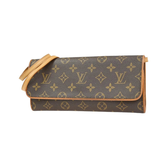 Louis Vuitton Twin Monogram Canvas, Brown, Canvas, Clutch