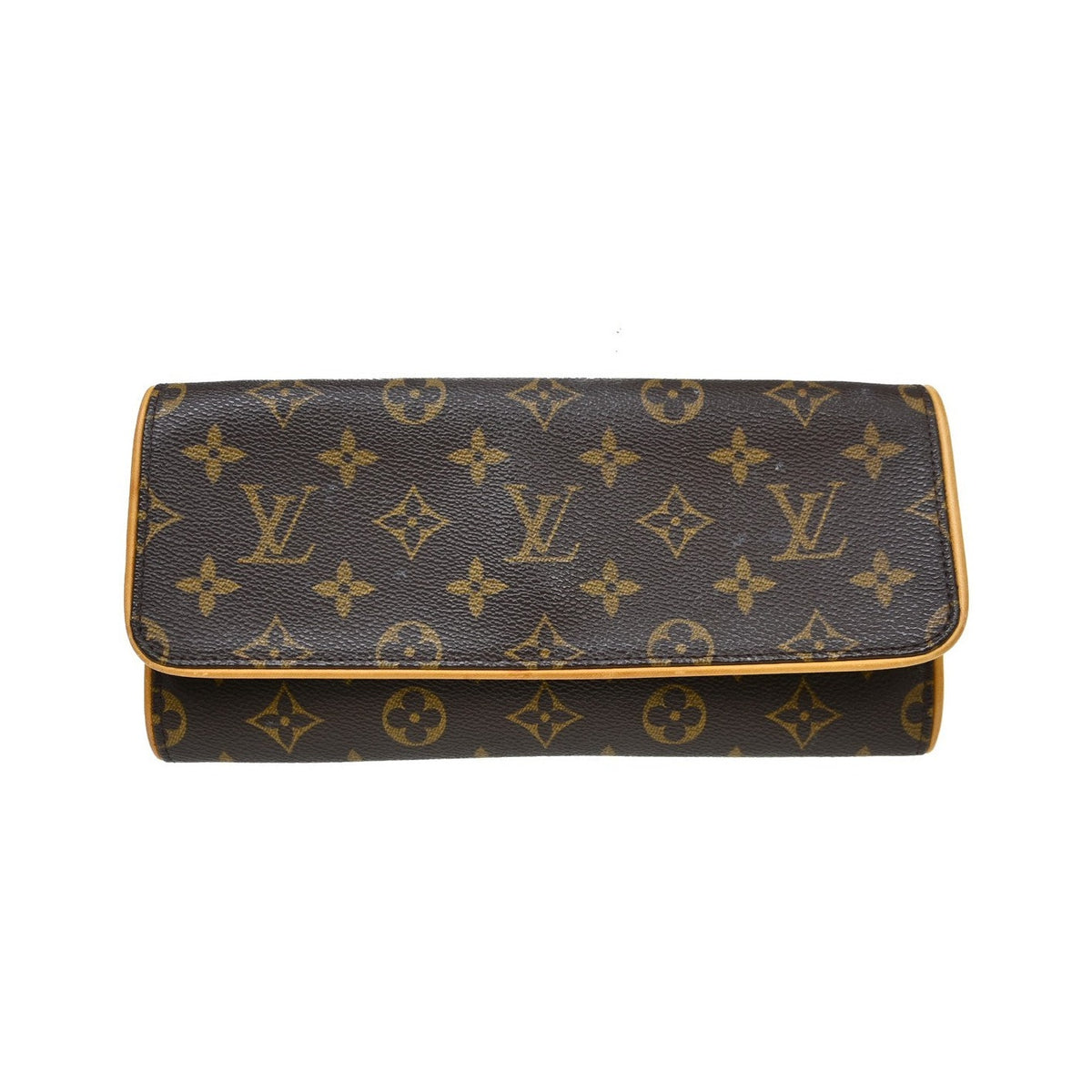 Louis Vuitton Twin Monogram Canvas, Brown, Canvas, Clutch