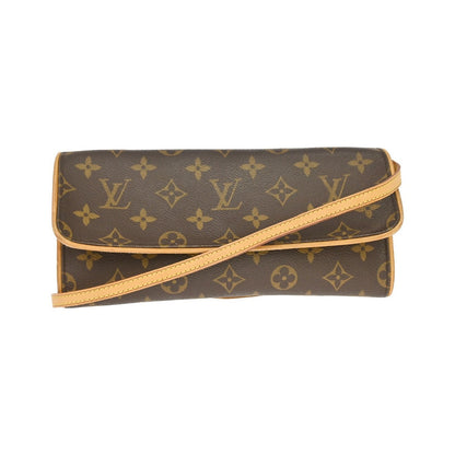 Louis Vuitton Twin Monogram Canvas, Brown, Canvas, Clutch