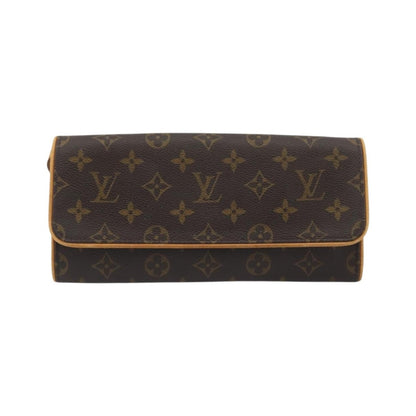 Louis Vuitton Twin Monogram Canvas, Brown, Canvas, Clutch