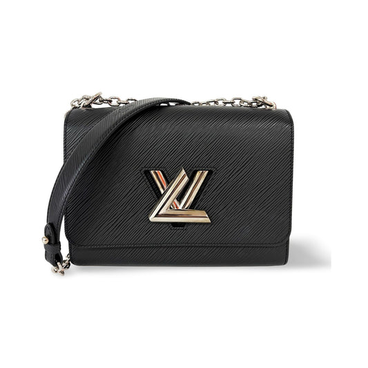 Louis Vuitton Twist Epi Leather, Black, Leather, Shoulder Bag