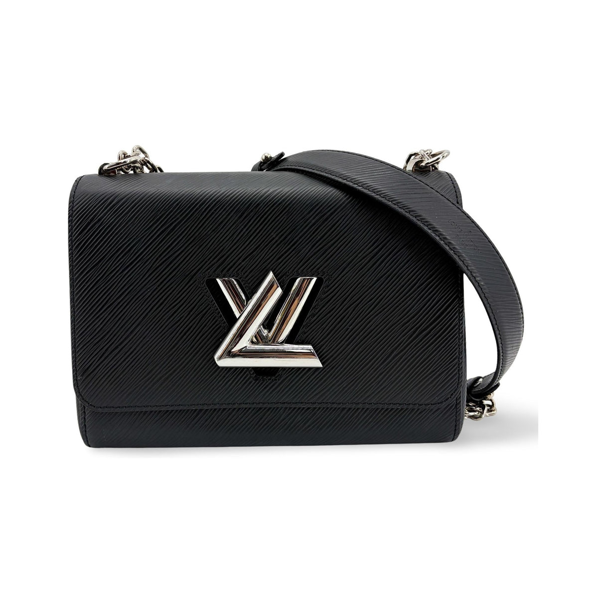 Louis Vuitton Twist Epi Leather, Black, Leather, Handbag