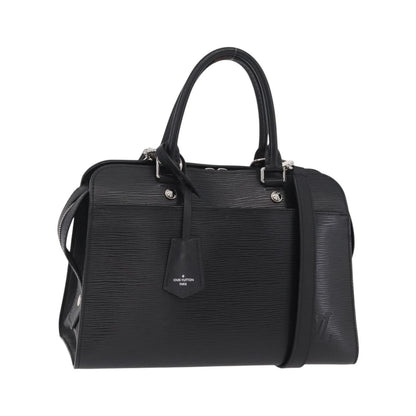 Louis Vuitton Vaneau Epi Leather, Black, Leather, Handbag