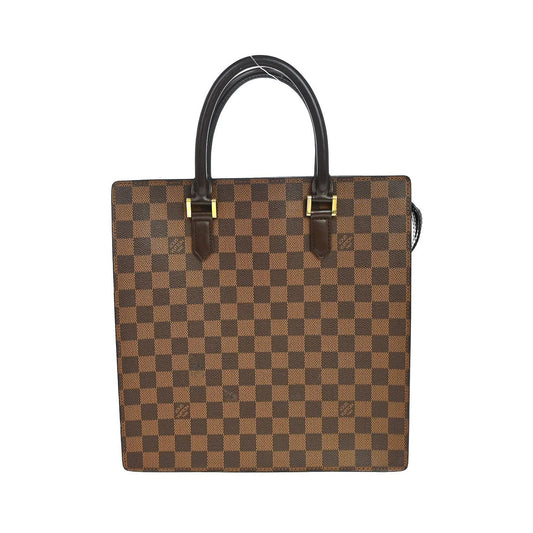 Louis Vuitton Venice Sac Plat Damier, Brown, Canvas, Tote Bag