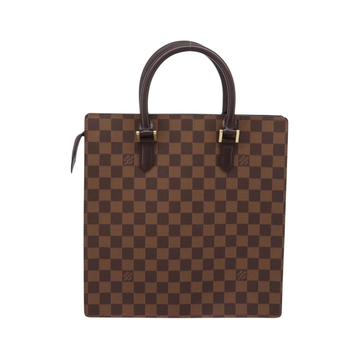 Louis Vuitton Venice Sac Plat Damier, Brown, Canvas, Tote Bag