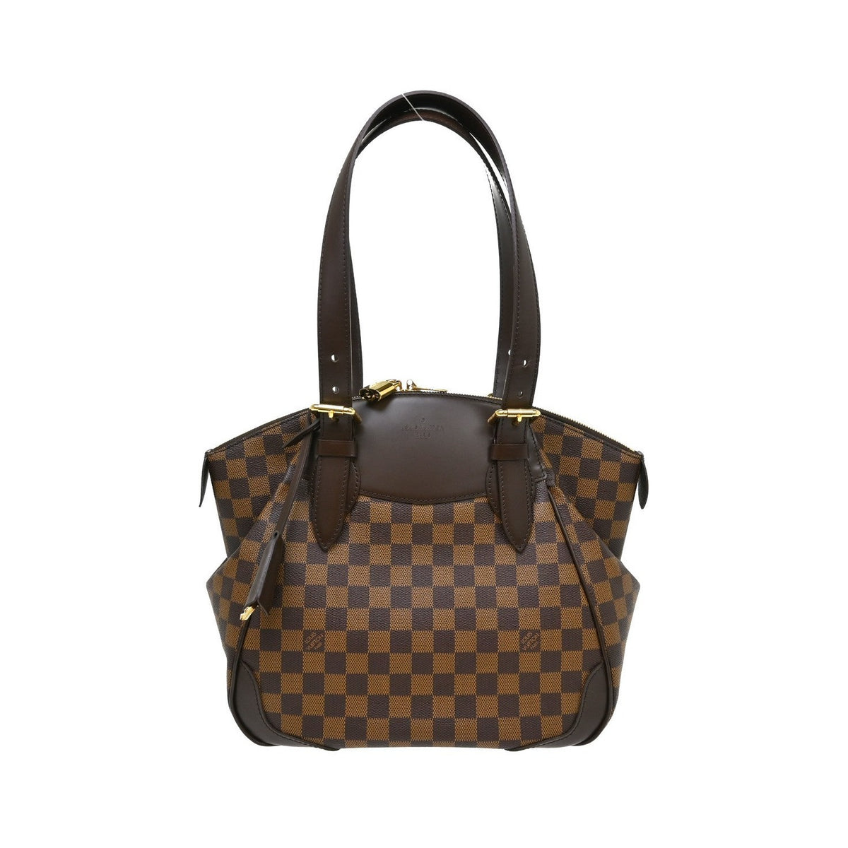 Louis Vuitton Verona Damier, Brown, Canvas, Handbag