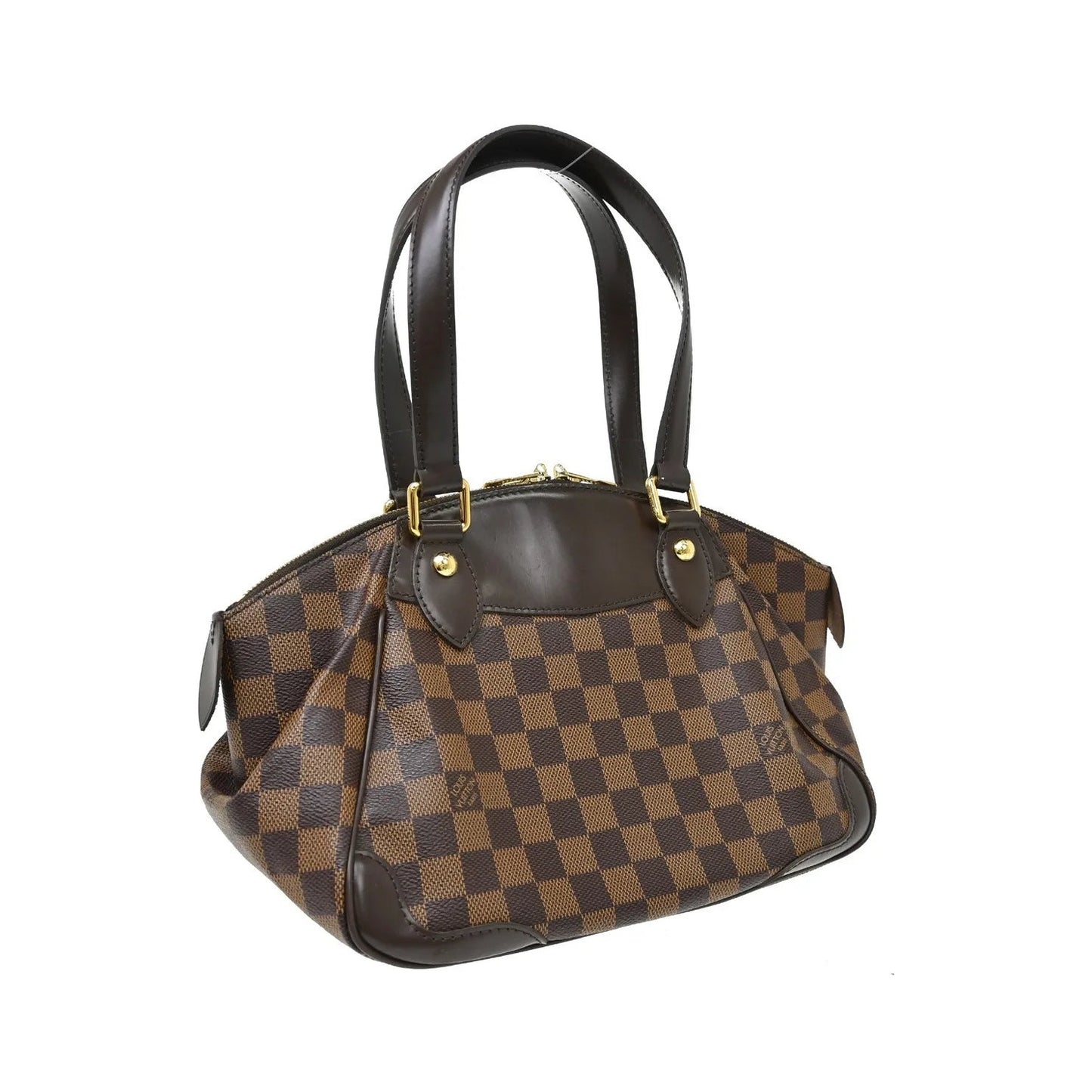 Louis Vuitton Verona Damier Ebene, Brown, Canvas, Tote Bag