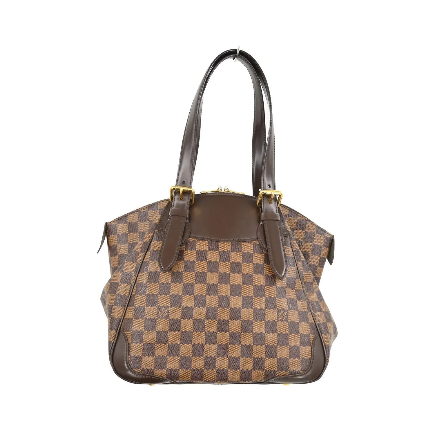 Louis Vuitton Verona Damier Ebene, Brown, Canvas, Tote Bag