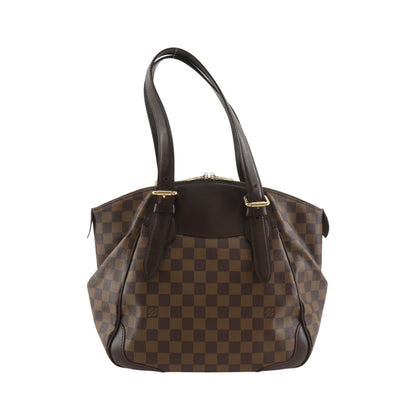 Louis Vuitton Verona Damier Ebene, Brown, Canvas, Tote Bag