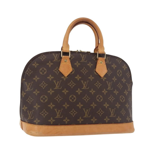 Louis Vuitton Vintage Alma Monogram Canvas, Brown, Canvas, Handbag