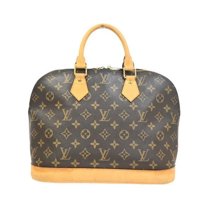 Louis Vuitton Vintage Alma Monogram Canvas, Brown, Canvas, Handbag