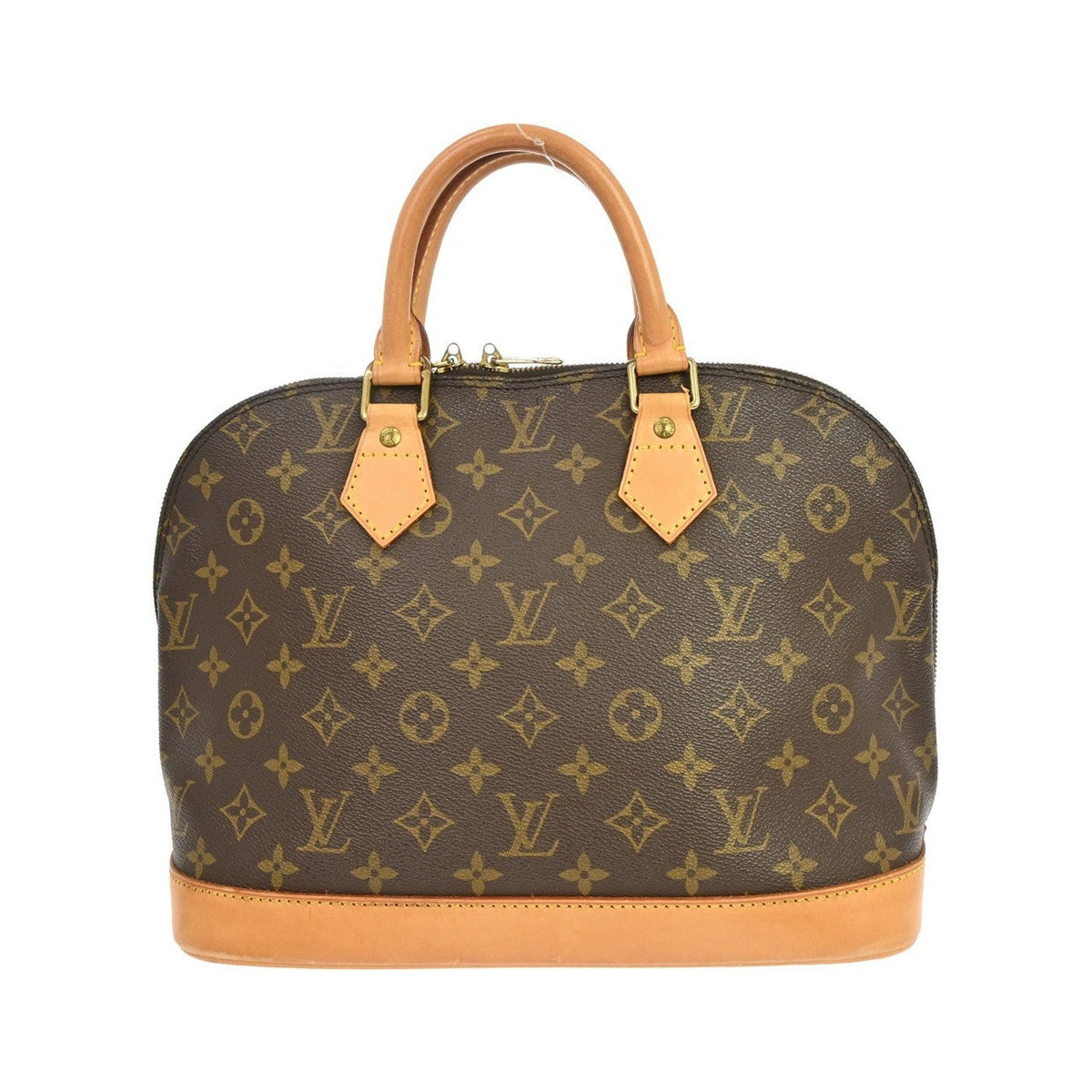 Louis Vuitton Vintage Alma Monogram Canvas, Brown, Canvas, Handbag