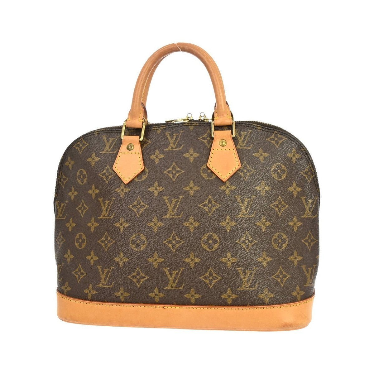 Louis Vuitton Vintage Alma Monogram Canvas, Brown, Canvas, Handbag