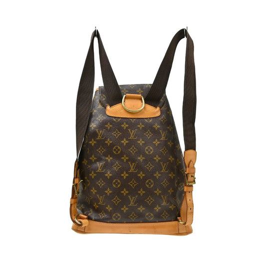 Louis Vuitton Vintage Montsouris Monogram Canvas, Brown, Canvas, Backpack