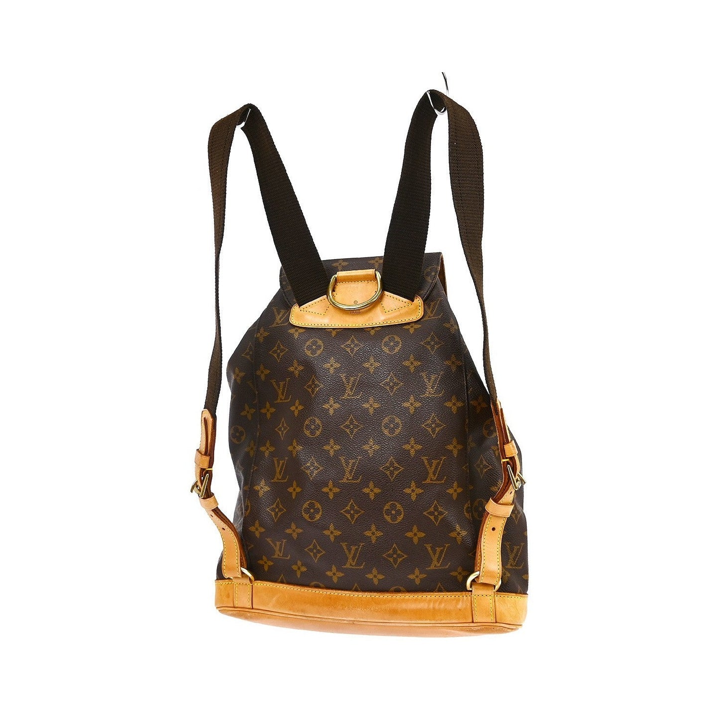 Louis Vuitton Vintage Montsouris Monogram Canvas, Brown, Canvas, Backpack