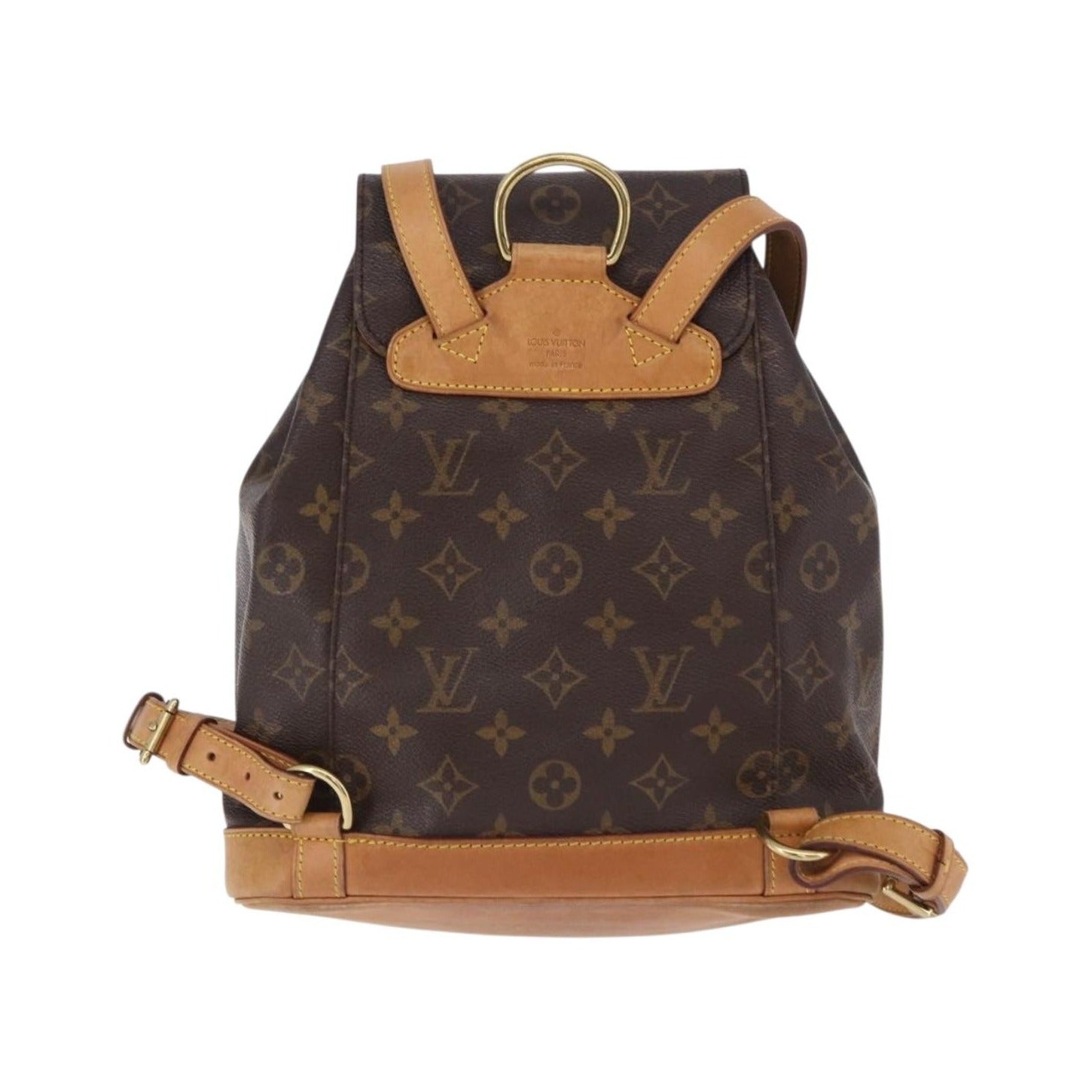 Louis Vuitton Vintage Montsouris Monogram Canvas, Brown, Canvas, Backpack