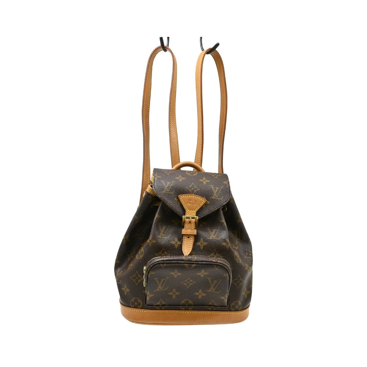 Louis Vuitton Vintage Montsouris Monogram Canvas, Brown, Canvas, Backpack