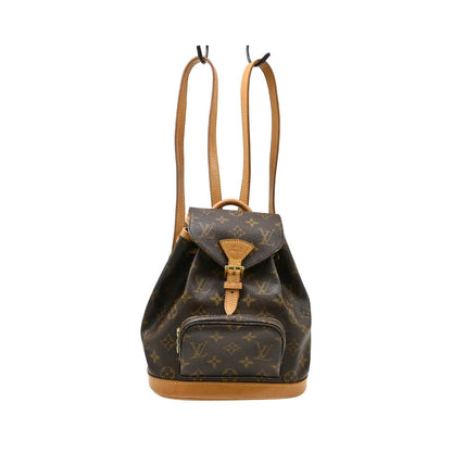 Louis Vuitton Vintage Montsouris Monogram Canvas, Brown, Canvas, Backpack