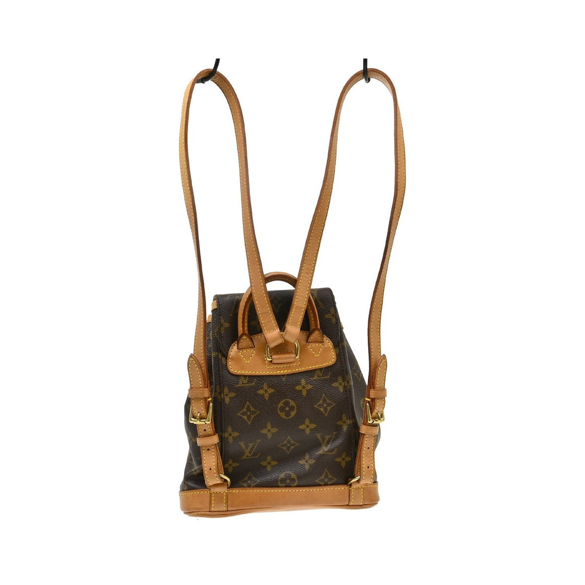 Louis Vuitton Vintage Montsouris Monogram Canvas, Brown, Canvas, Backpack
