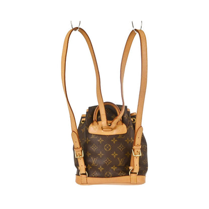 Louis Vuitton Vintage Montsouris Monogram Canvas, Brown, Canvas, Backpack