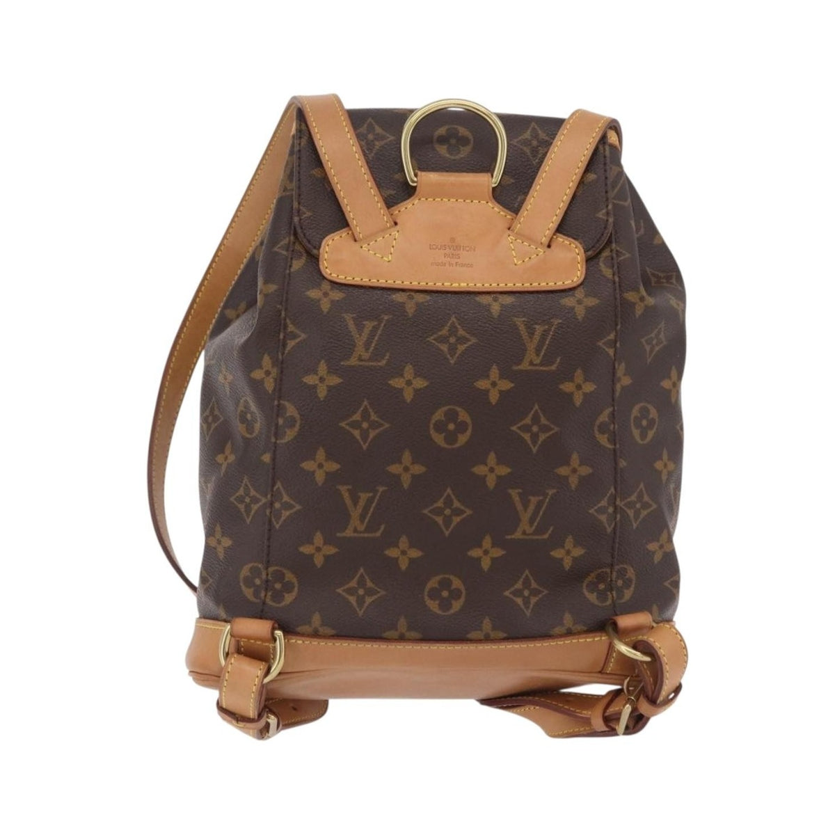 Louis Vuitton Vintage Montsouris Monogram Canvas, Brown, Canvas, Backpack