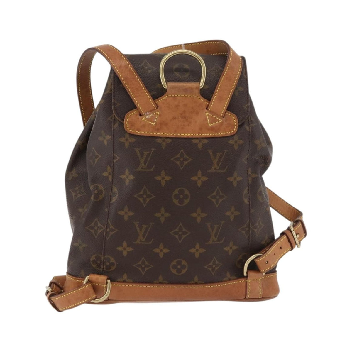 Louis Vuitton Vintage Montsouris Monogram Canvas, Brown, Canvas, Backpack