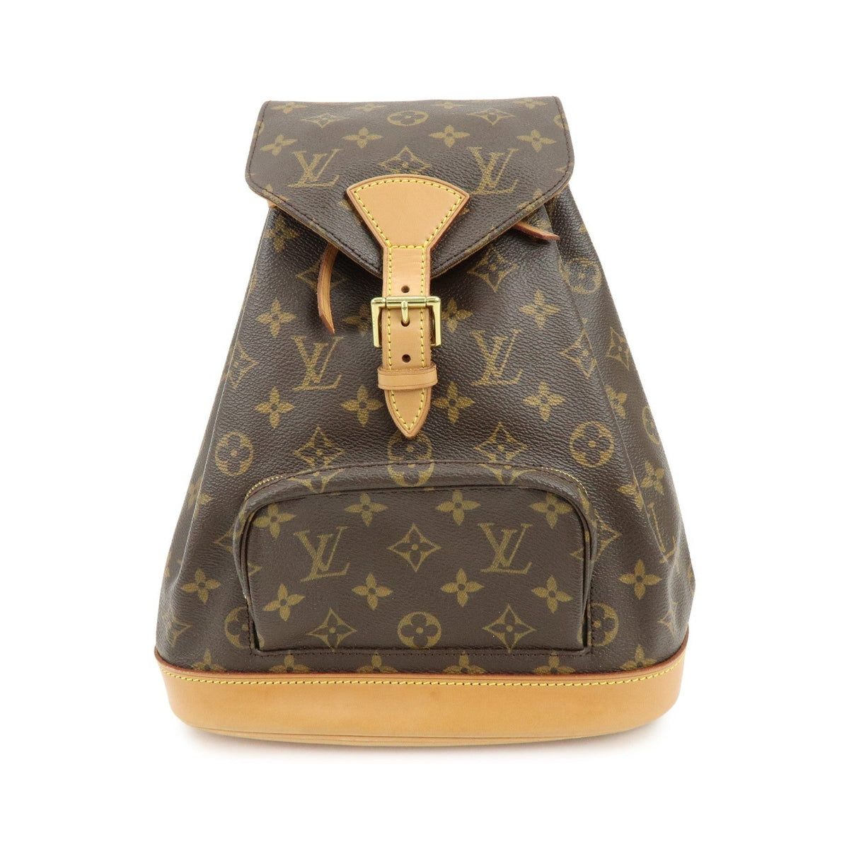 Louis Vuitton Vintage Montsouris Monogram Canvas, Brown, Canvas, Backpack