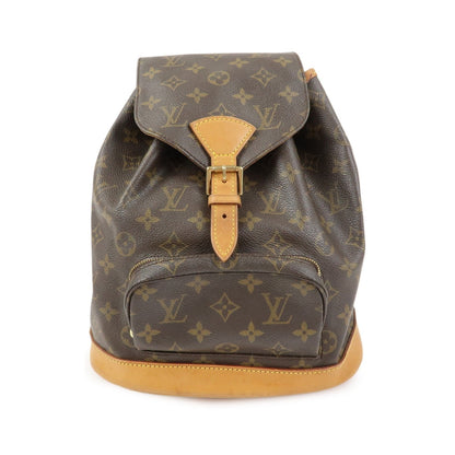 Louis Vuitton Vintage Montsouris Monogram Canvas, Brown, Canvas, Backpack