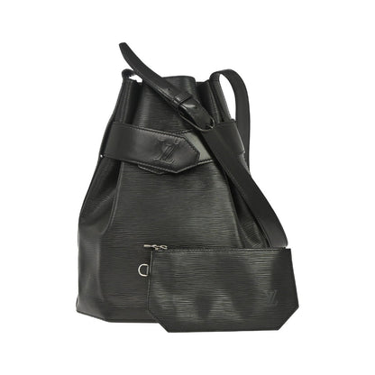 Louis Vuitton Vintage Sac d'Epaule Epi Leather, Black, Leather, Handbag