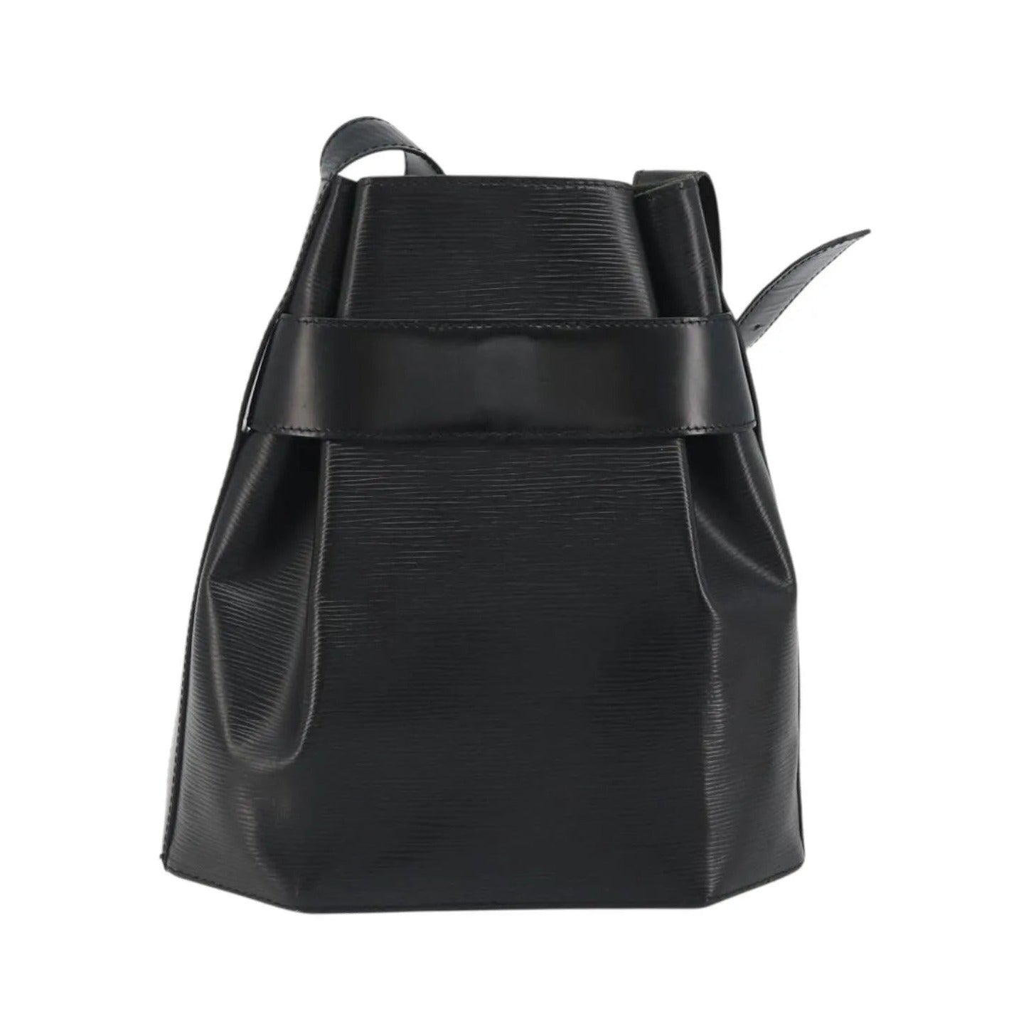 Louis Vuitton Vintage Sac d'Epaule Handbag Epi, Black, Leather, Shoulder Bag