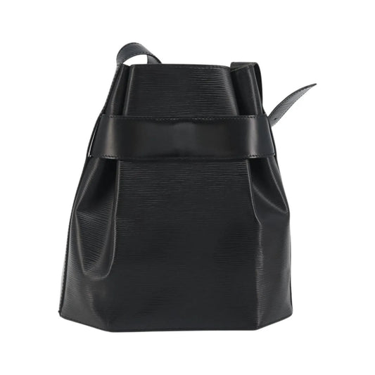 Louis Vuitton Vintage Sac d'Epaule Handbag Epi, Black, Leather, Shoulder Bag