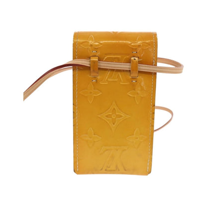 Louis Vuitton Walker Cigarette Case Holder Monogram Vernis, Yellow, Patent Leather, Toiletry Case