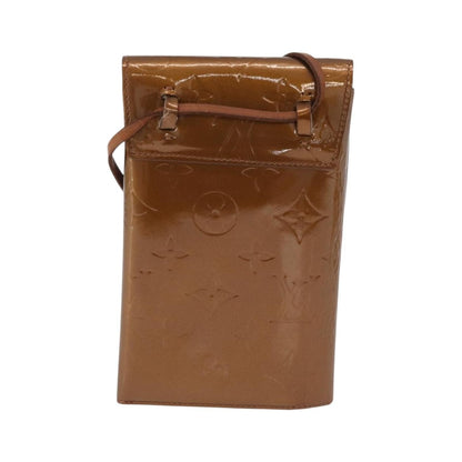 Louis Vuitton Walker Monogram Vernis, Brown, Patent Leather, Wallet