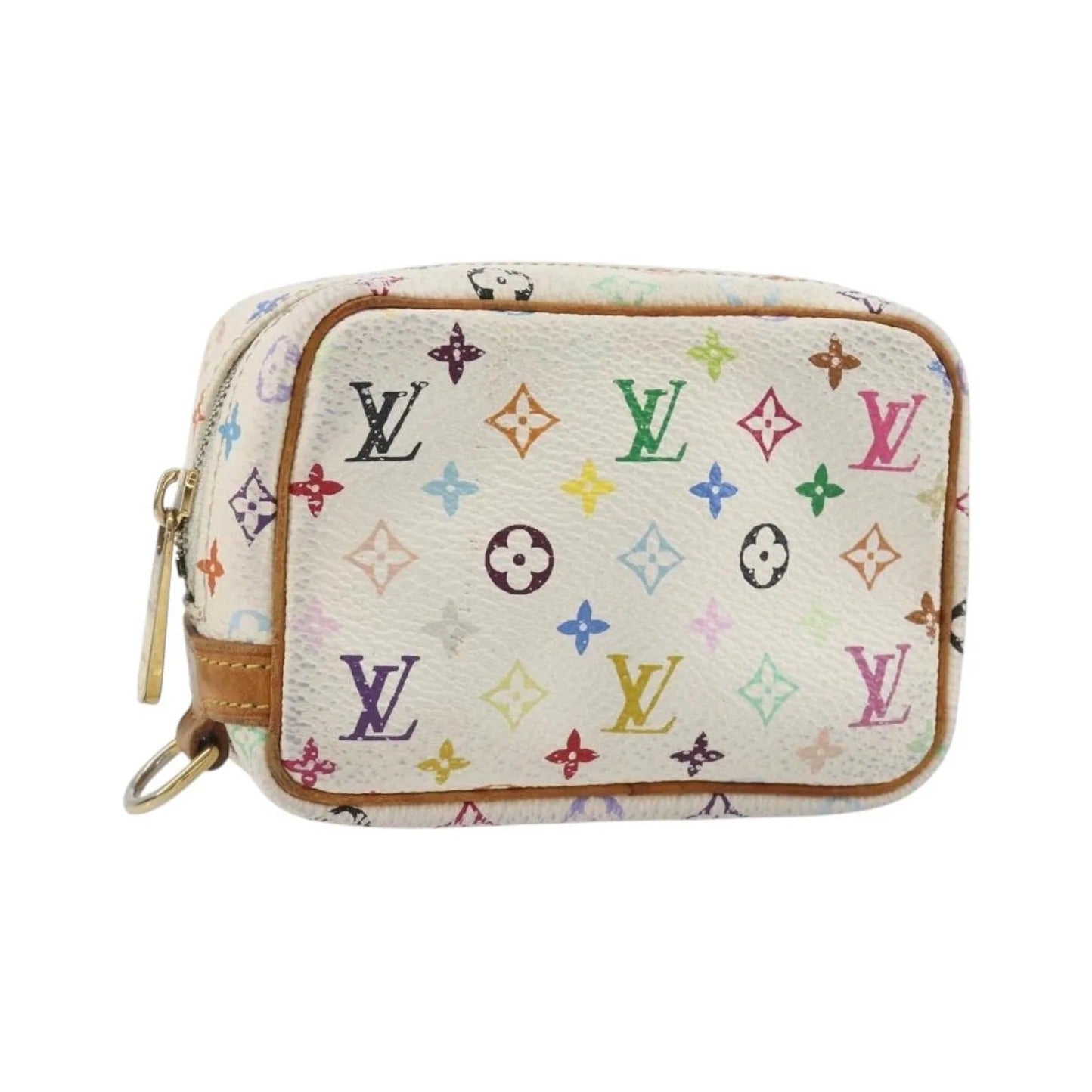 Louis Vuitton Wapity Trousse Monogram Multicolor, White, Canvas, Clutch