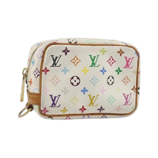Louis Vuitton Wapity Trousse Monogram Multicolor, White, Canvas, Clutch